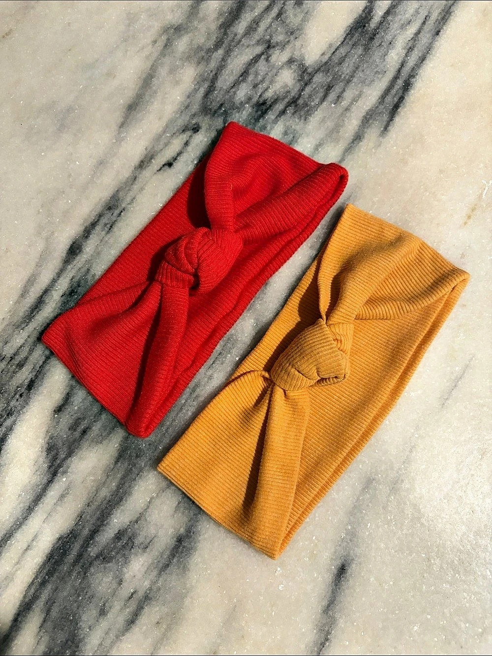 Set of Knotted Ribbed Headbands